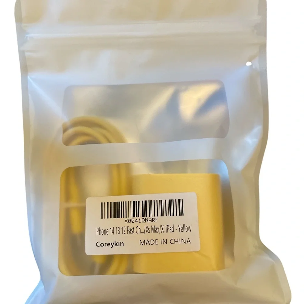 Coreykin Yellow Charging Cable for iPhone